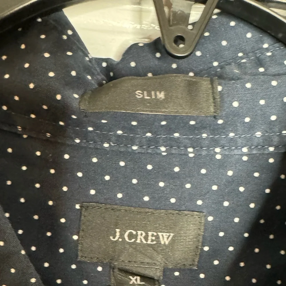 J Crew Long -sleeve seersucker shirt